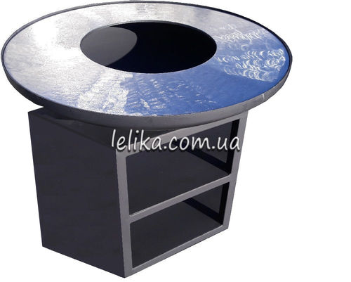 мангал з круглим жарочним диском